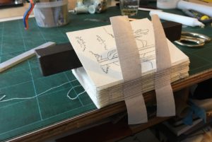 תפירת דפים פנימיים בספר